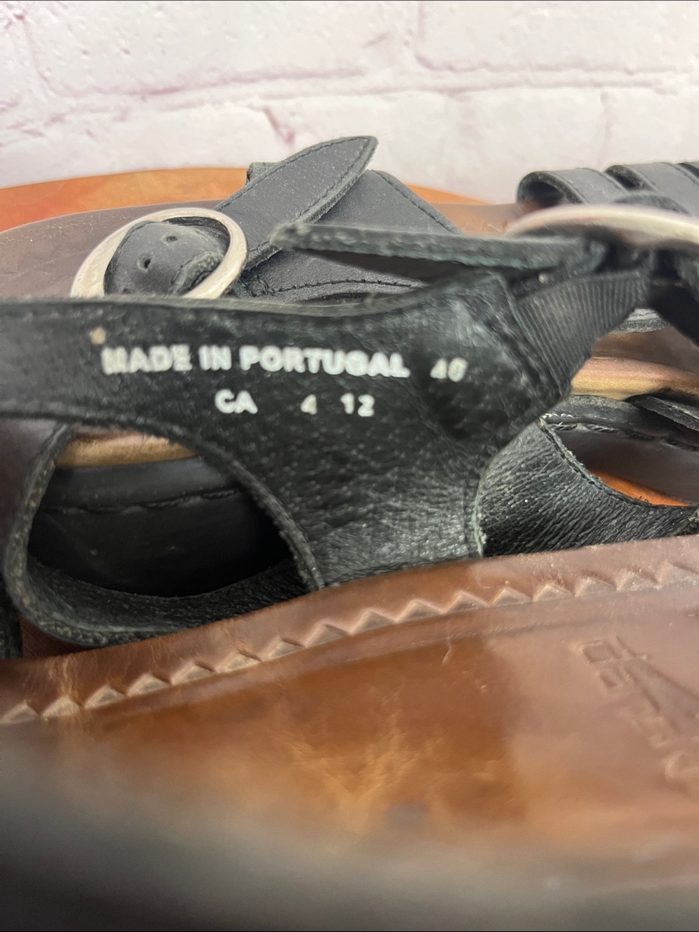 Dansko Black Leather Evita Sandals - Picture 11 of 11